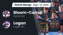 Recap: Bloom-Carroll  vs. Logan  2020