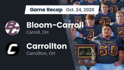 Recap: Bloom-Carroll  vs. Carrollton  2020