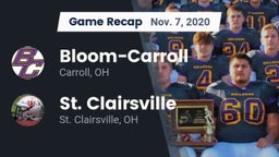 Recap: Bloom-Carroll  vs. St. Clairsville  2020