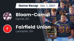 Recap: Bloom-Carroll  vs. Fairfield Union  2021