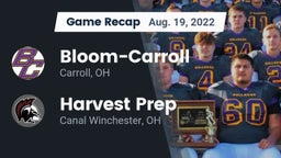 Recap: Bloom-Carroll  vs. Harvest Prep  2022