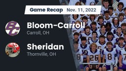 Recap: Bloom-Carroll  vs. Sheridan  2022