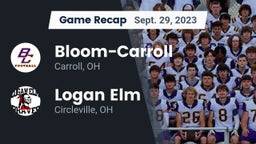 Recap: Bloom-Carroll  vs. Logan Elm  2023