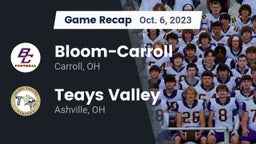 Recap: Bloom-Carroll  vs. Teays Valley  2023