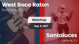 Matchup: West Boca Raton vs. Santaluces  2017