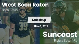 Matchup: West Boca Raton vs. Suncoast  2019