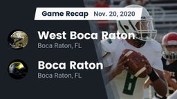 Recap: West Boca Raton  vs. Boca Raton  2020