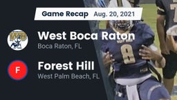 Recap: West Boca Raton  vs. Forest Hill  2021
