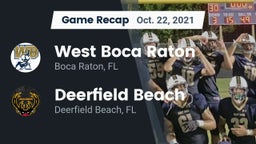 Recap: West Boca Raton  vs. Deerfield Beach  2021