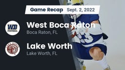 Recap: West Boca Raton  vs. Lake Worth  2022