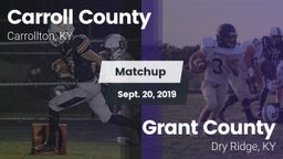 Matchup: Carroll County vs. Grant County  2019