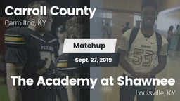 Matchup: Carroll County vs. The Academy at Shawnee 2019