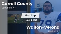 Matchup: Carroll County vs. Walton-Verona  2019