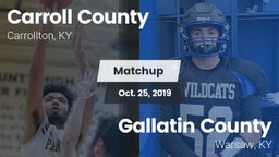 Matchup: Carroll County vs. Gallatin County  2019