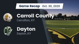 Recap: Carroll County  vs. Dayton  2020