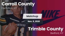 Matchup: Carroll County vs. Trimble County  2020