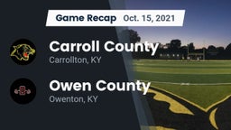 Recap: Carroll County  vs. Owen County  2021