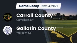 Recap: Carroll County  vs. Gallatin County  2021