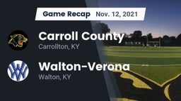 Recap: Carroll County  vs. Walton-Verona  2021