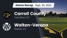 Recap: Carroll County  vs. Walton-Verona  2022