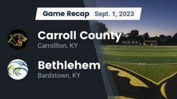 Recap: Carroll County  vs. Bethlehem  2023