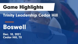 Trinity Leadership Cedar Hill vs Boswell   Game Highlights - Dec. 10, 2021