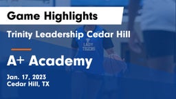 Trinity Leadership Cedar Hill vs A Academy Game Highlights - Jan. 17, 2023