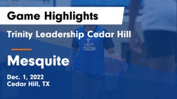 Trinity Leadership Cedar Hill vs Mesquite  Game Highlights - Dec. 1, 2022