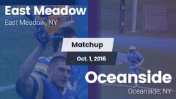 Matchup: East Meadow vs. Oceanside  2016