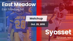 Matchup: East Meadow vs. Syosset  2016