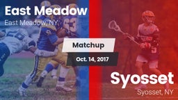 Matchup: East Meadow vs. Syosset  2017
