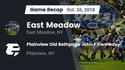Recap: East Meadow  vs. Plainview Old Bethpage John F Kennedy  2018