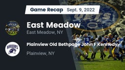 Recap: East Meadow  vs. Plainview Old Bethpage John F Kennedy  2022