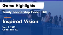 Trinity Leadership Cedar Hill vs Inspired  Vision Game Highlights - Jan. 6, 2023