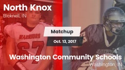 Matchup: North Knox vs. Washington Community Schools 2017