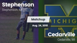 Matchup: Stephenson vs. Cedarville  2018