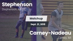 Matchup: Stephenson vs. Carney-Nadeau  2018