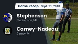 Recap: Stephenson  vs. Carney-Nadeau  2018