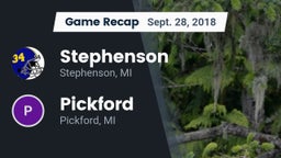 Recap: Stephenson  vs. Pickford  2018