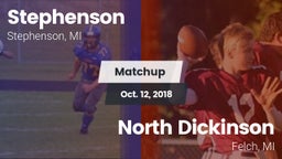 Matchup: Stephenson vs. North Dickinson  2018