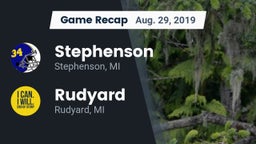 Recap: Stephenson  vs. Rudyard  2019