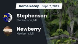 Recap: Stephenson  vs. Newberry  2019