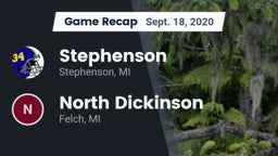 Recap: Stephenson  vs. North Dickinson  2020