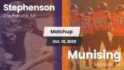 Matchup: Stephenson vs. Munising  2020