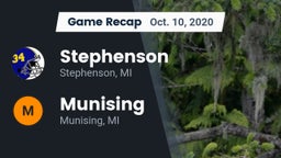 Recap: Stephenson  vs. Munising  2020