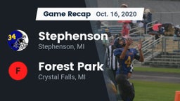 Recap: Stephenson  vs. Forest Park  2020
