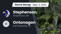 Recap: Stephenson  vs. Ontonagon 2022