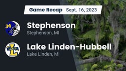 Recap: Stephenson  vs. Lake Linden-Hubbell 2023