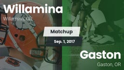 Matchup: Willamina vs. Gaston  2017