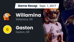 Recap: Willamina  vs. Gaston  2017